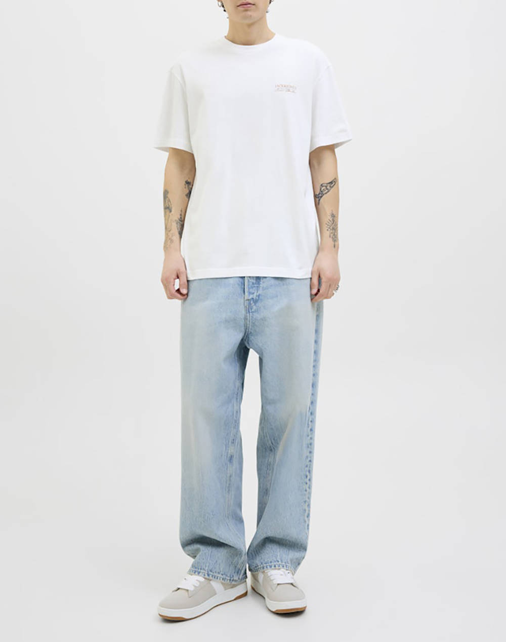JACK&JONES JJSUMMER VIBES TEE SS CREW NECK LN