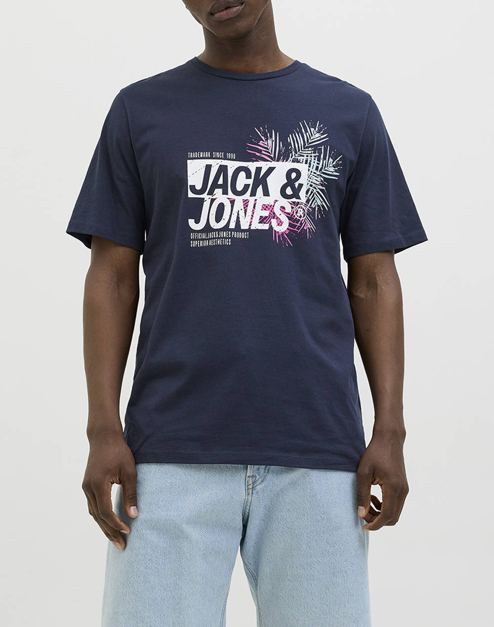 JACK&JONES JJJAXON TEE SS CREW NECK LN