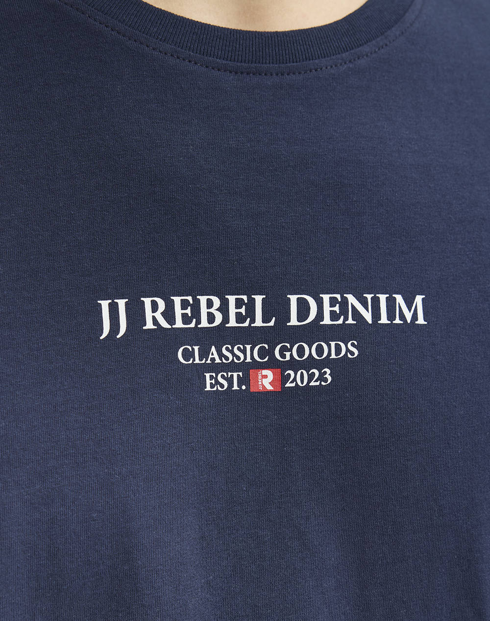 JJ REBEL JREBJEANS REBEL PRINT TEE SS O-NECK SN