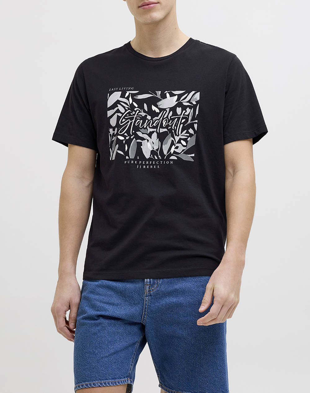 JJ REBEL JREBBERN BOX TEE SS CREW NECK