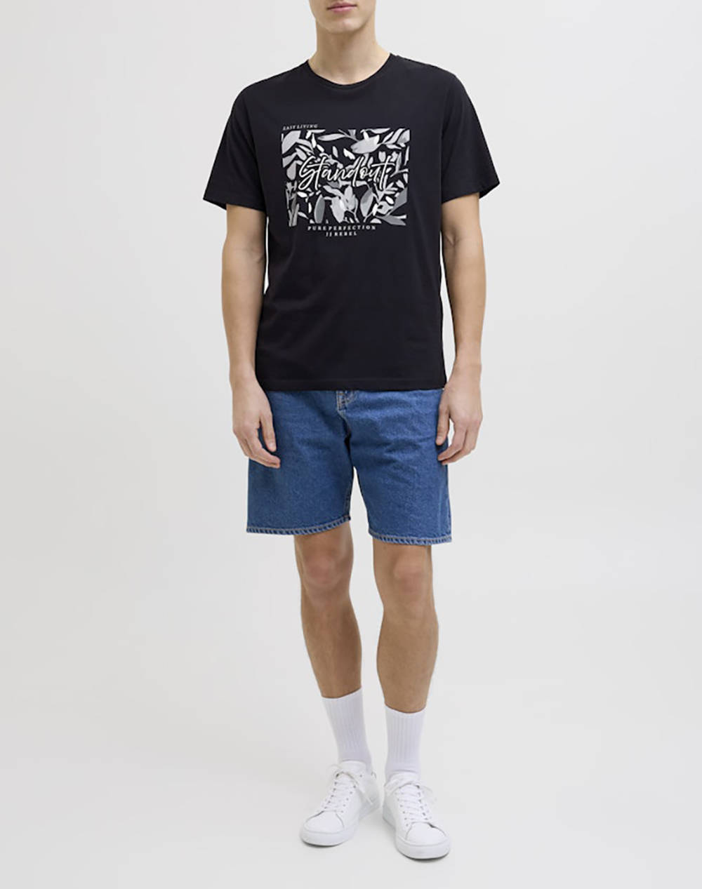 JJ REBEL JREBBERN BOX TEE SS CREW NECK