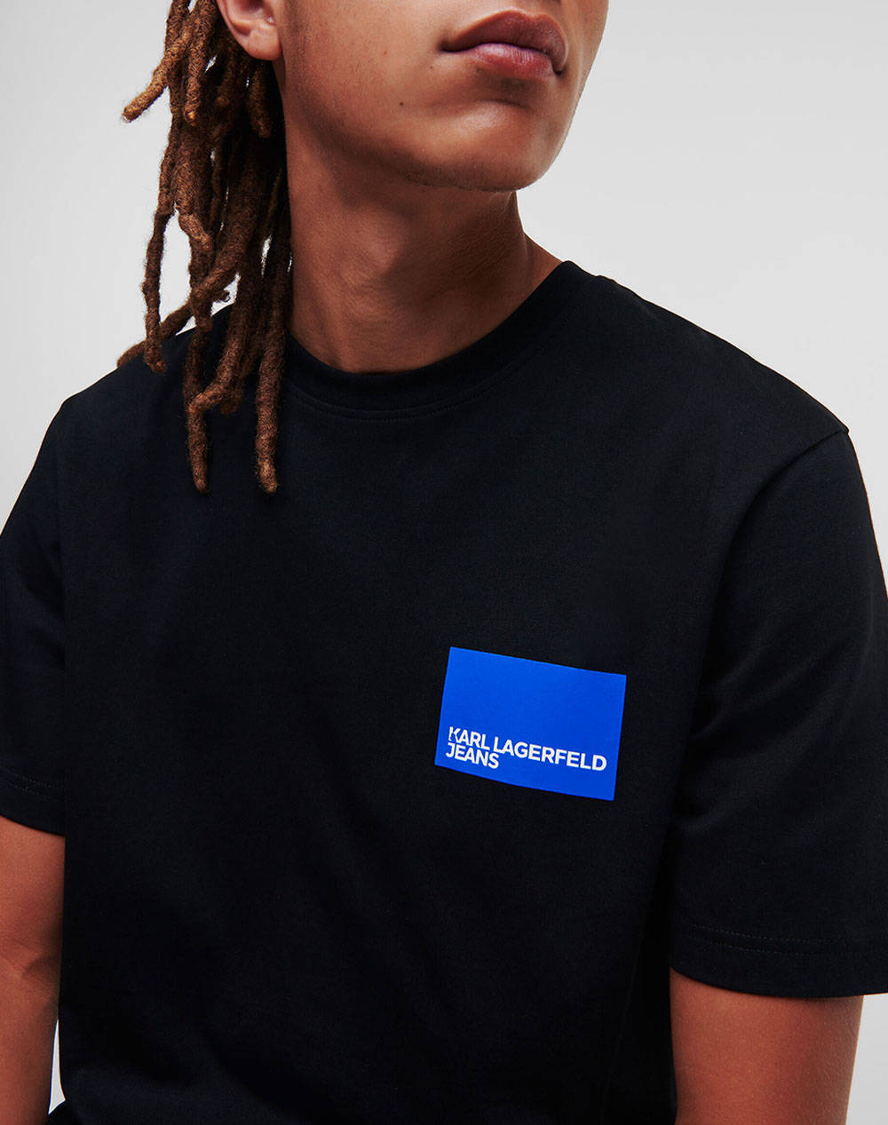 KARL LAGERFELD KLJ REG SS BOX LOGO TEE