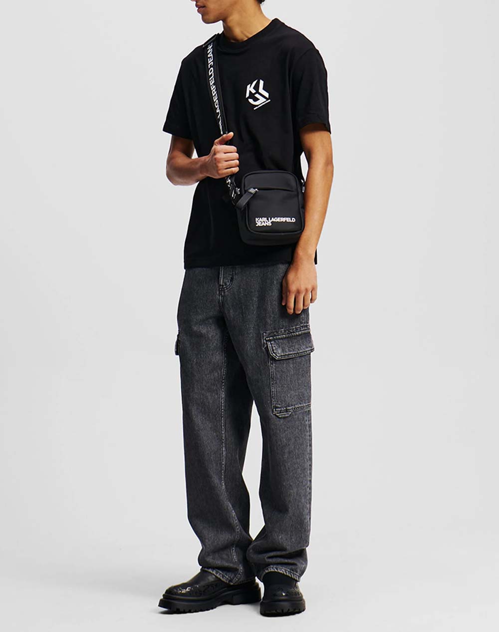 KARL LAGERFELD KLJ REG MONOGRAM TEE