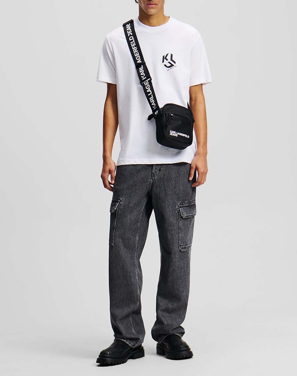 KARL LAGERFELD KLJ REG MONOGRAM TEE