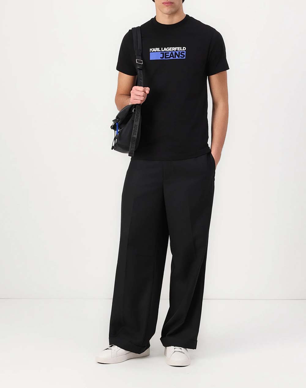 KARL LAGERFELD KLJ SLIM LOGO TEE