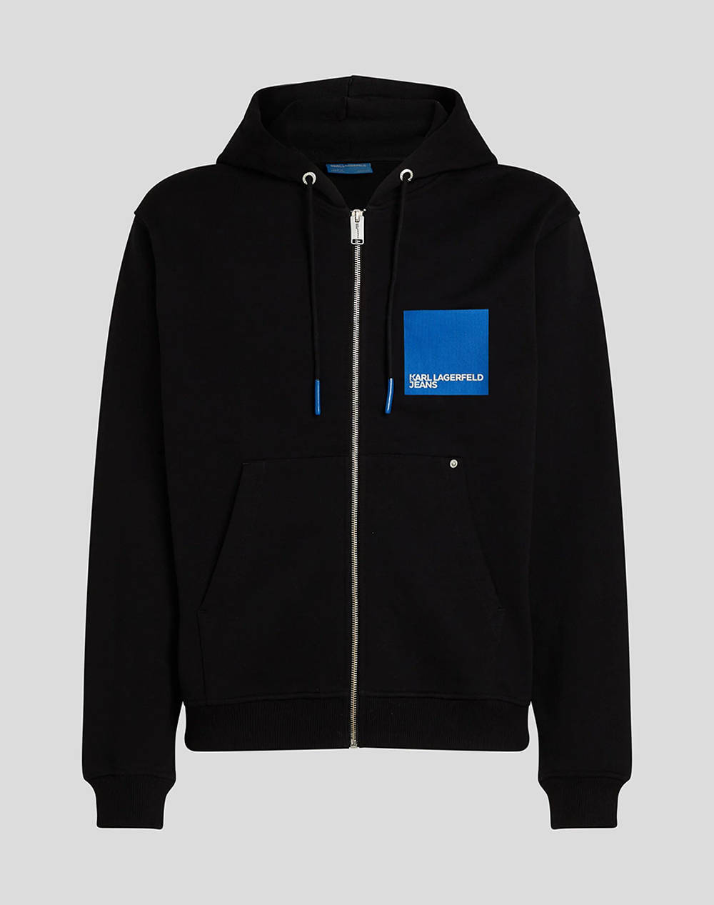 KARL LAGERFELD KLJ REG BOX LOGO ZIP HOODIE