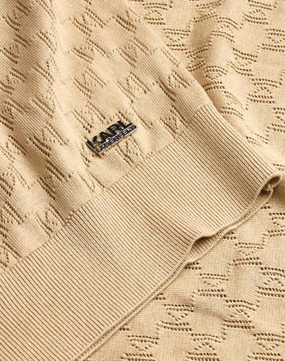 KARL LAGERFELD KNIT CREWNECK 1/2