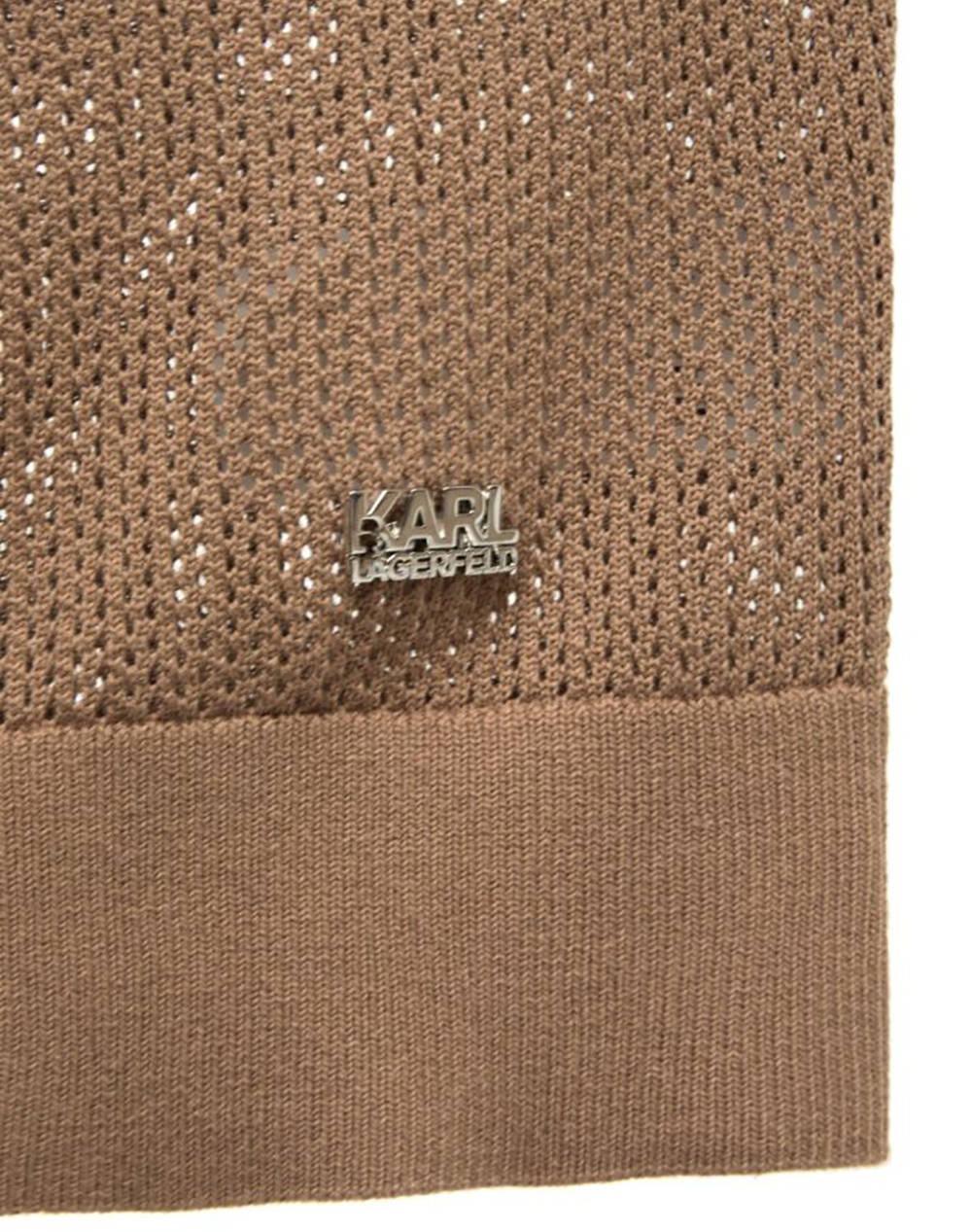 KARL LAGERFELD KNIT POLO 1/2