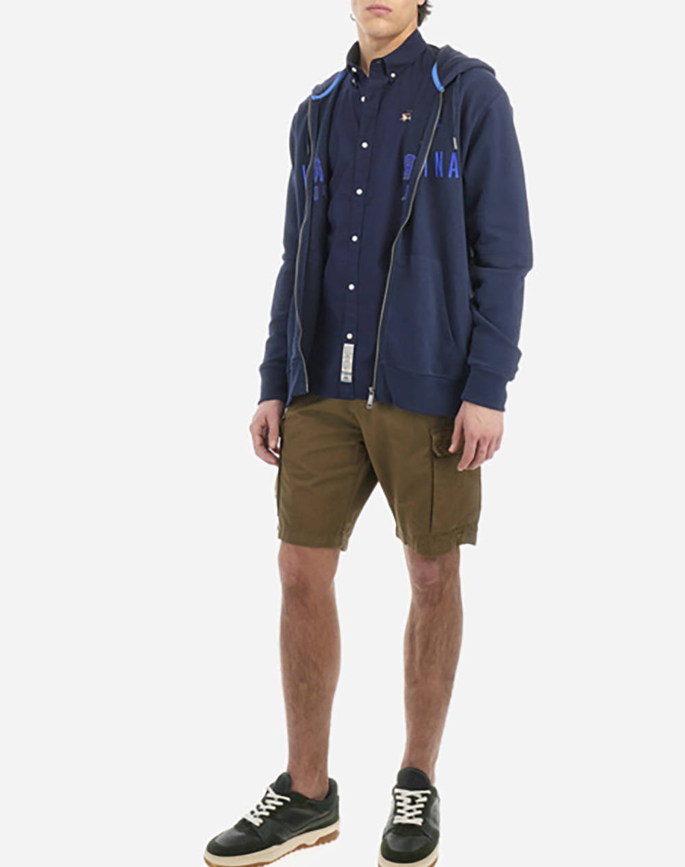 LA MARTINA РИЗА ΜΜ MAN SHIRT POPLIN