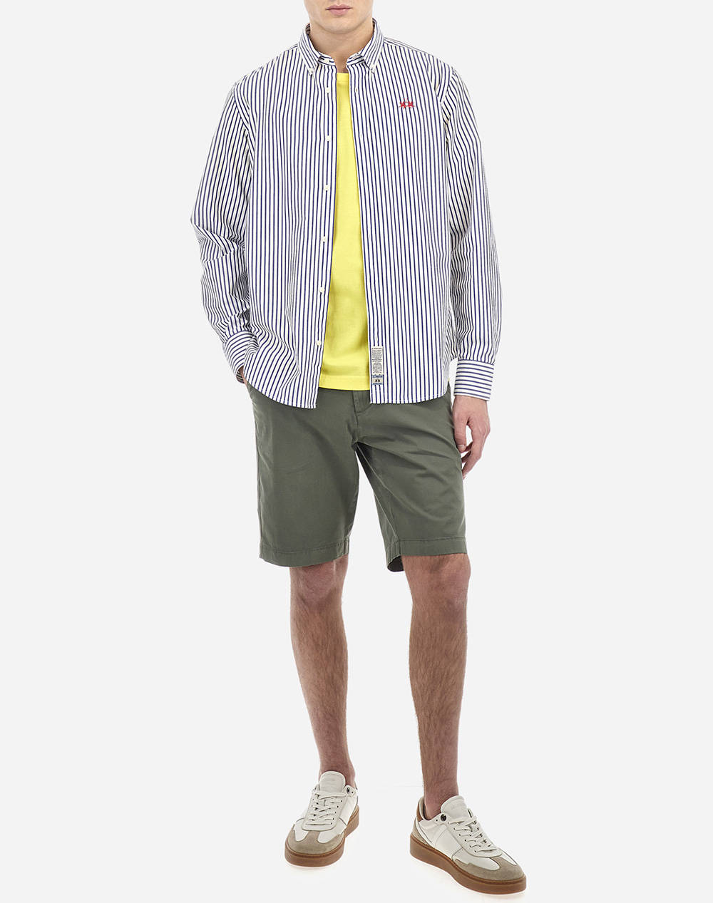 LA MARTINA РИЗА ΜΜ MAN SHIRT STRIPED POPELINE