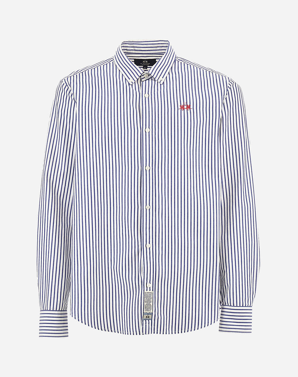 LA MARTINA РИЗА ΜΜ MAN SHIRT STRIPED POPELINE