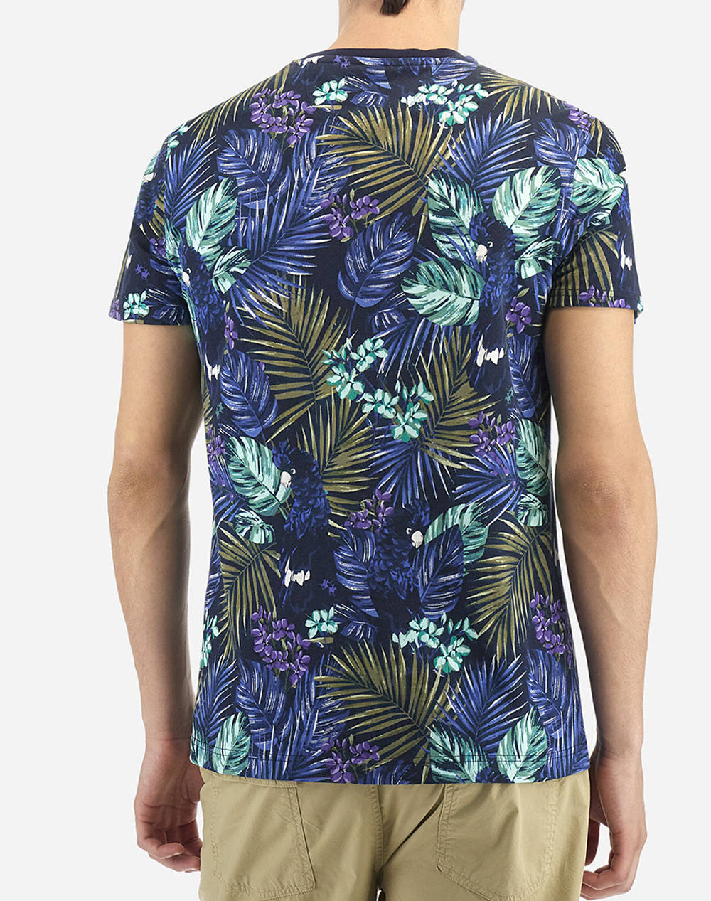 LA MARTINA BLOUSE T-SHIRT ΚΜ MAN T-SHIRT PRINTED STRETCH PI