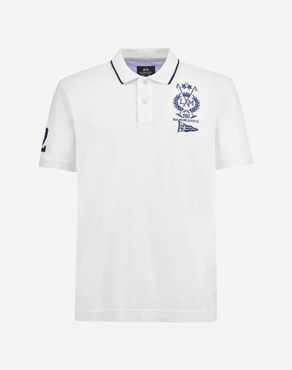 LA MARTINA BLOUSE POLO ΚΜ MAN POLO SEMI PIQUET STRETCH
