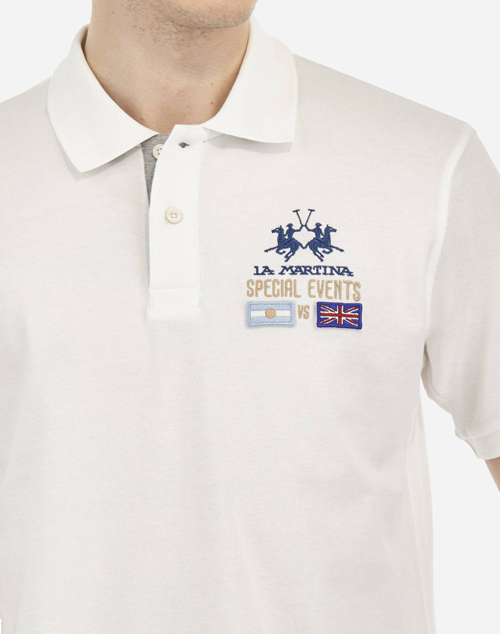 LA MARTINA BLOUSE POLO ΚΜ MAN S/S POLO 30/1 COTTON PIQUE