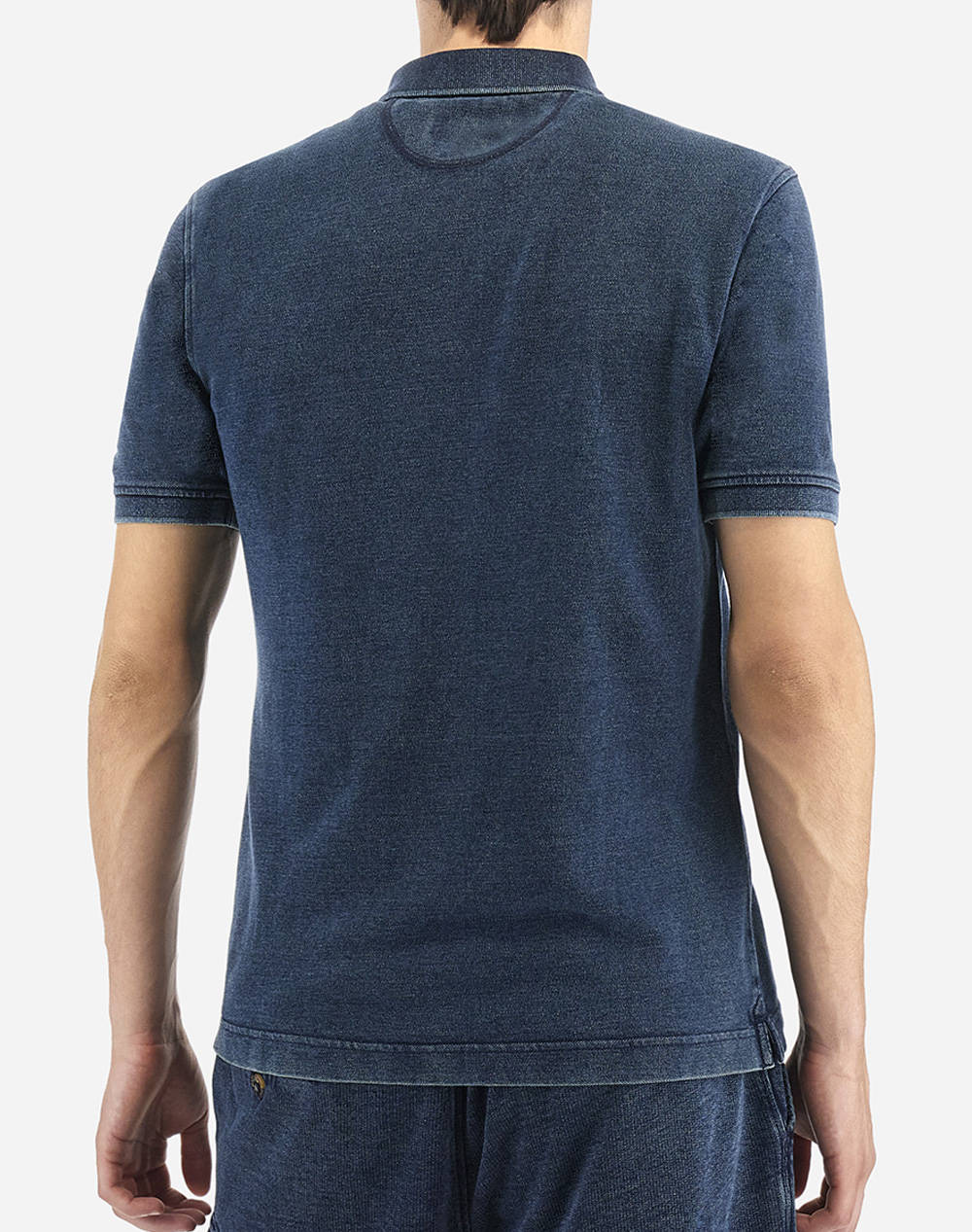 LA MARTINA ТЕНИСКА POLO KM MAN S/S POLO INDIGO PIQUET