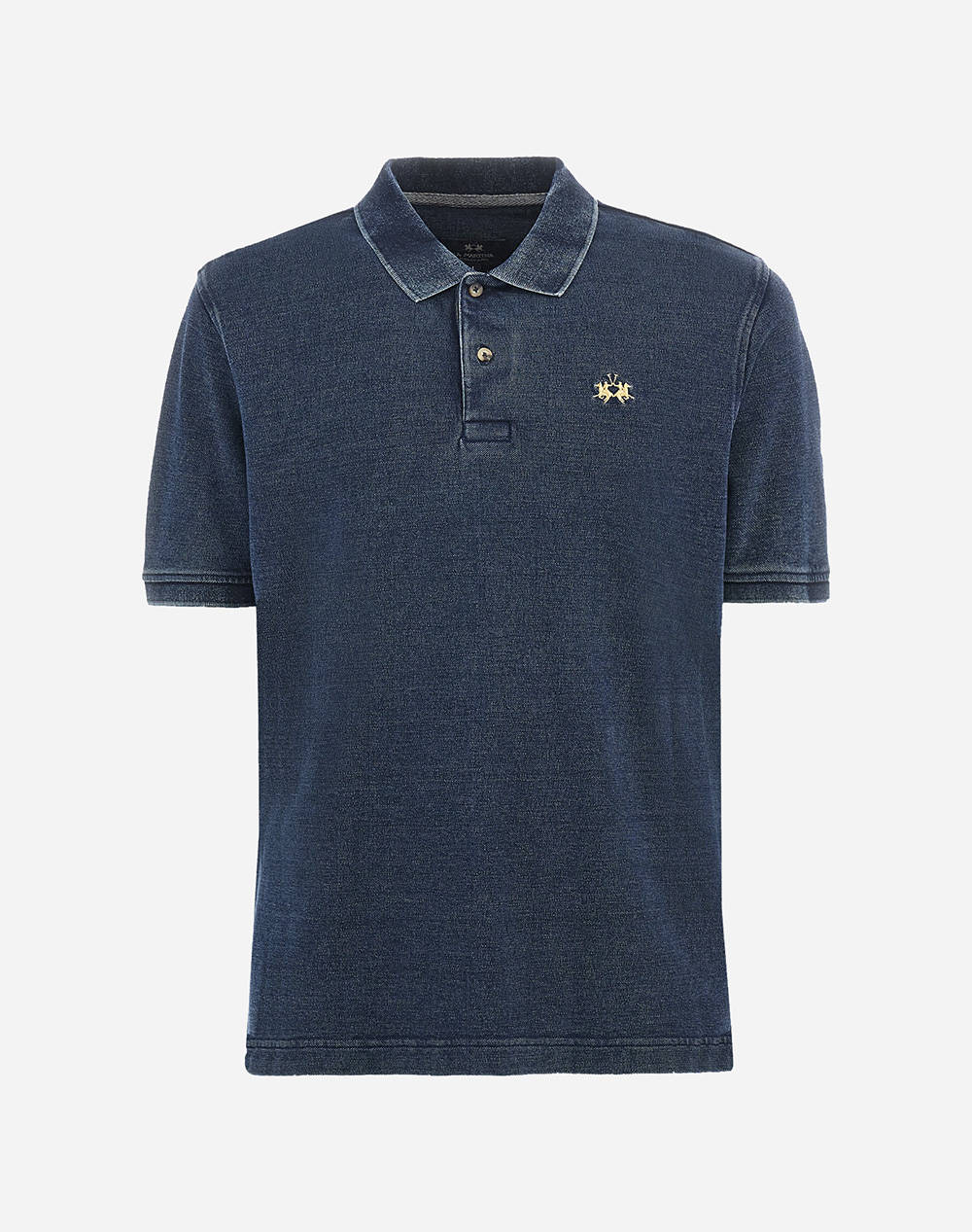 LA MARTINA ТЕНИСКА POLO KM MAN S/S POLO INDIGO PIQUET