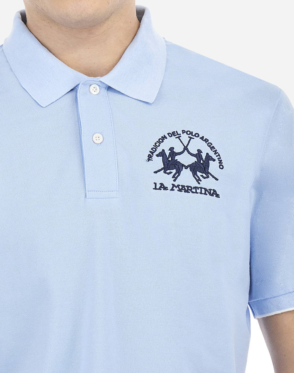 LA MARTINA ТЕНИСКА POLO KM MAN S/S POLO PIQUET STRETCH