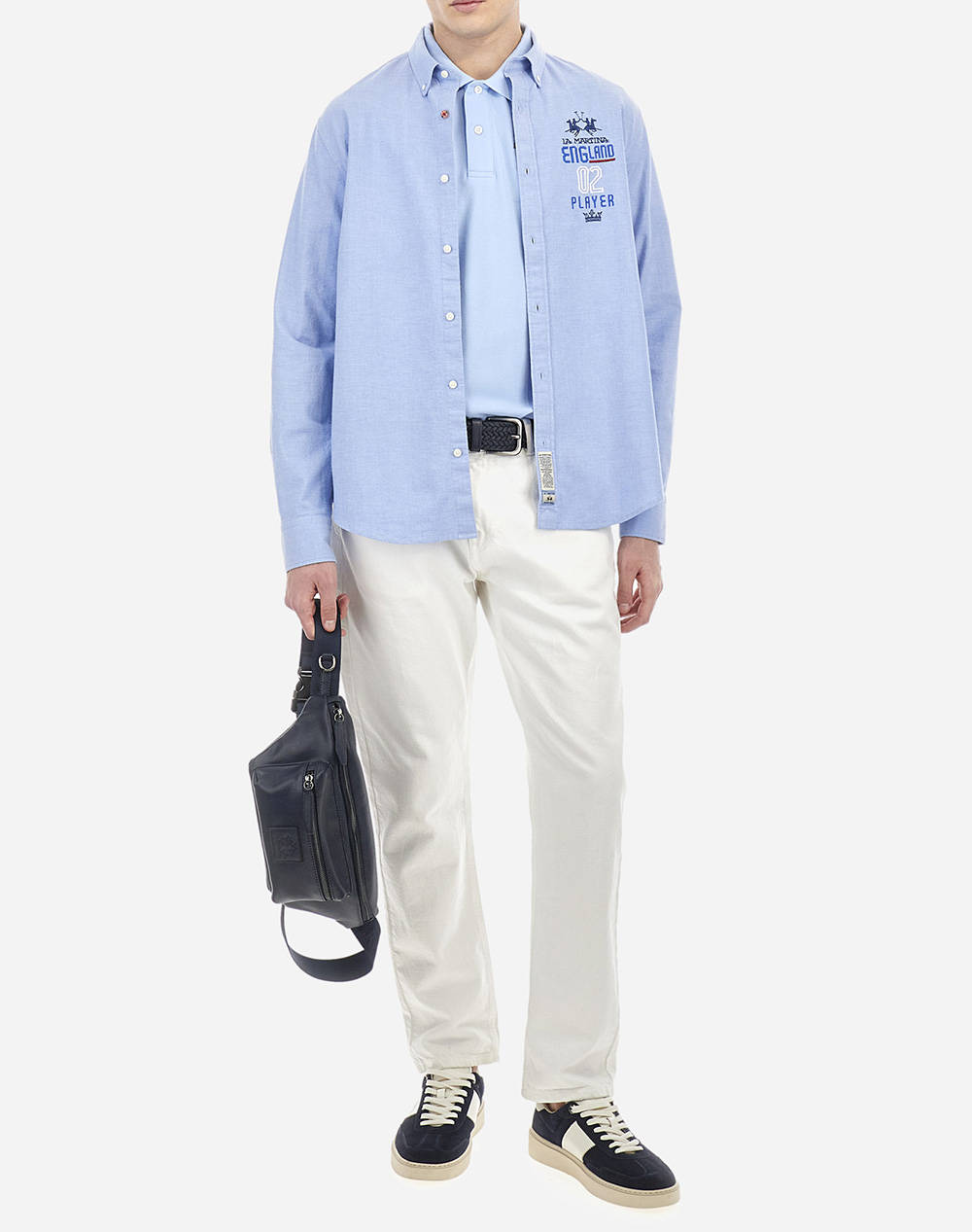 LA MARTINA ТЕНИСКА POLO KM MAN S/S POLO PIQUET STRETCH