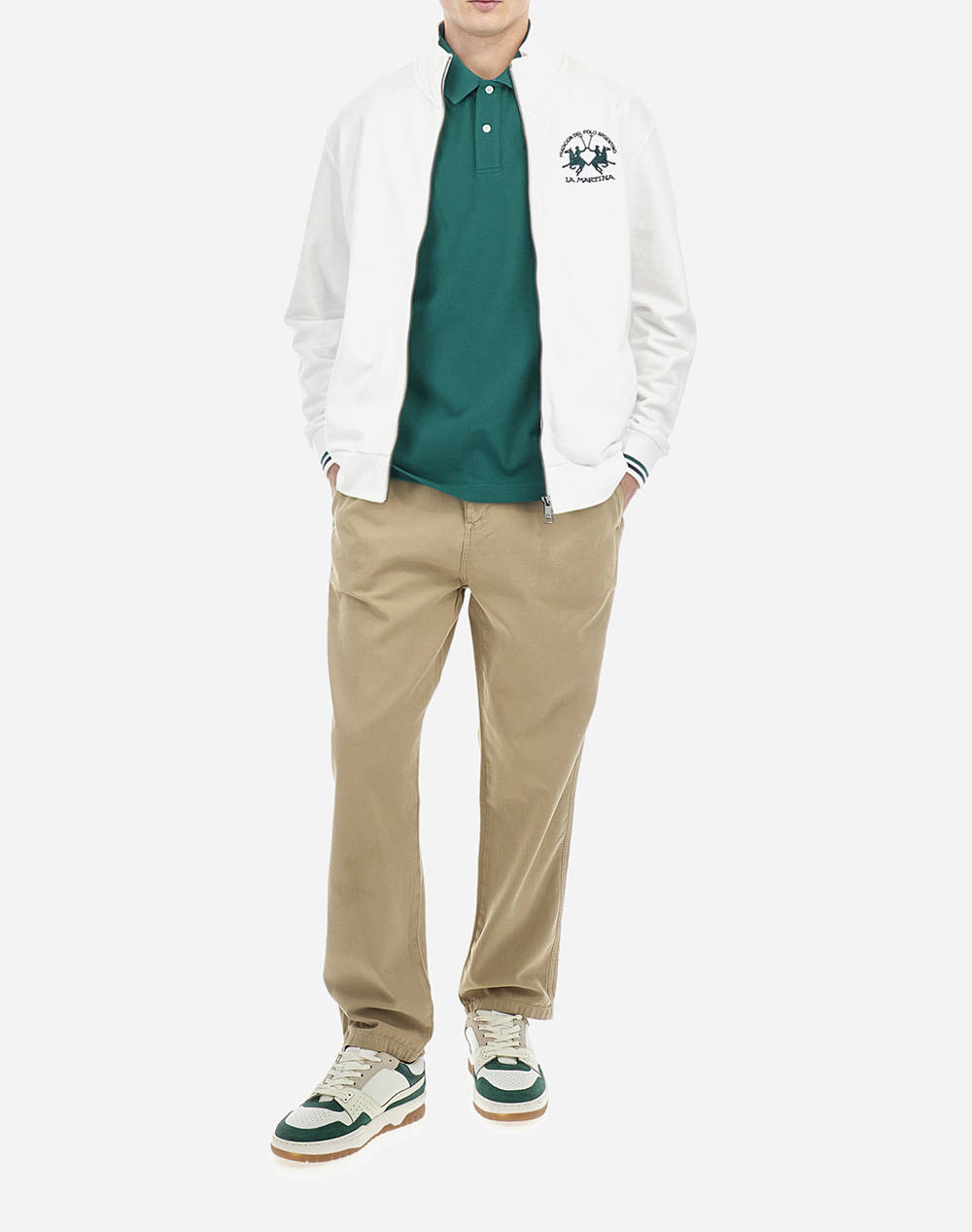 LA MARTINA ТЕНИСКА POLO KM MAN S/S POLO PIQUET STRETCH