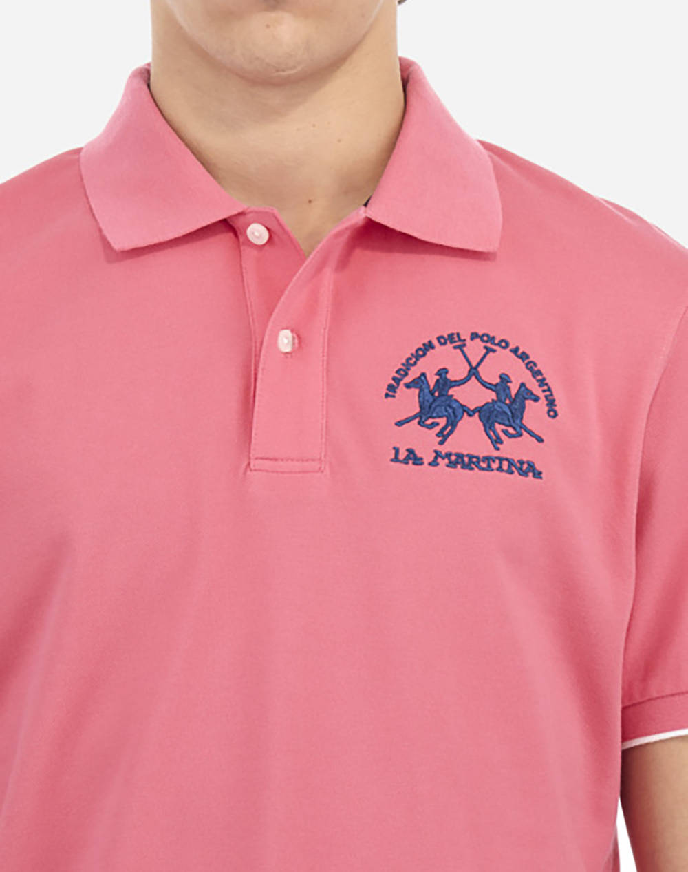 LA MARTINA ТЕНИСКА POLO KM MAN S/S POLO PIQUET STRETCH
