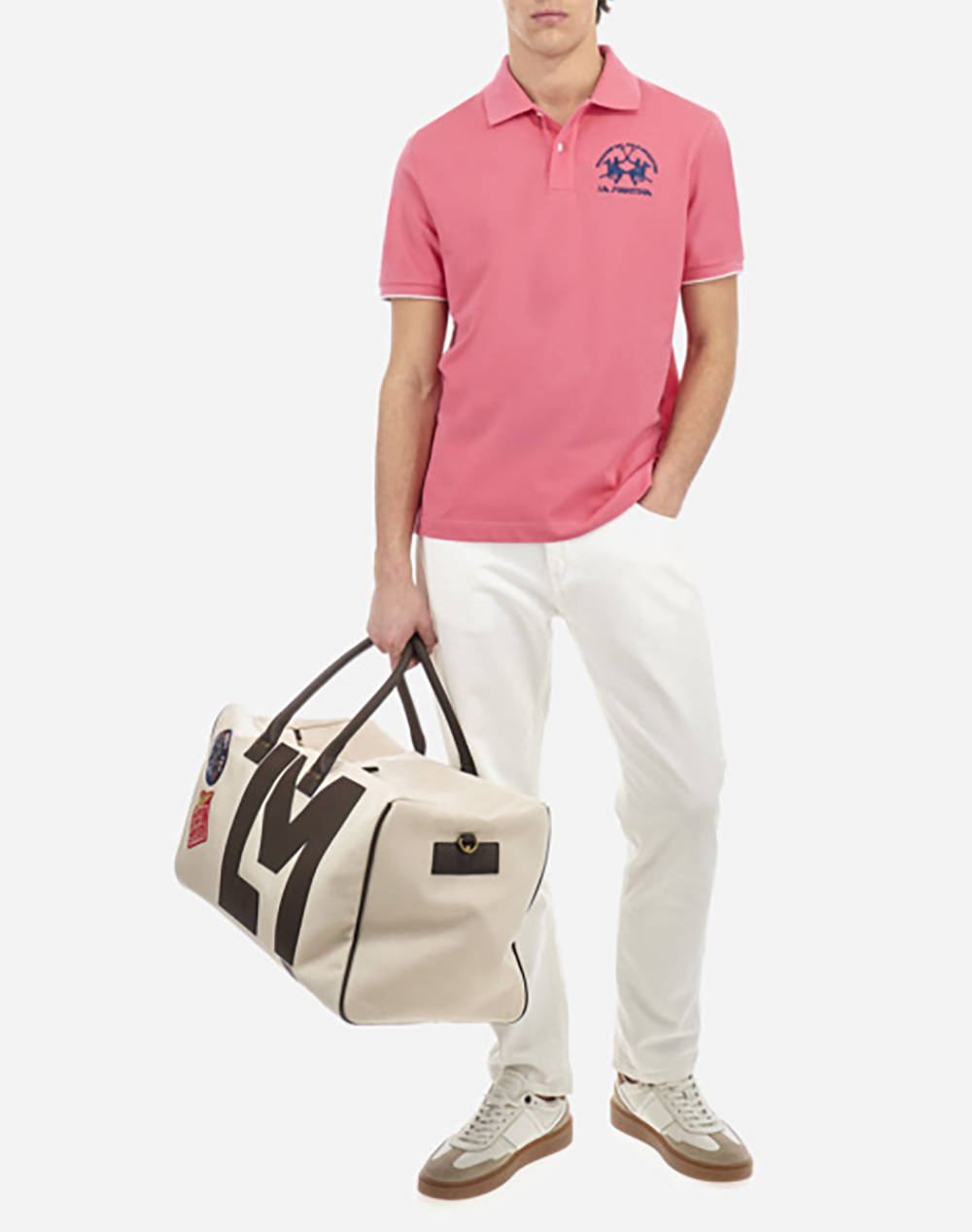 LA MARTINA ТЕНИСКА POLO KM MAN S/S POLO PIQUET STRETCH
