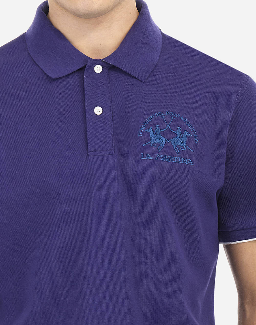 LA MARTINA ТЕНИСКА POLO KM MAN S/S POLO PIQUET STRETCH