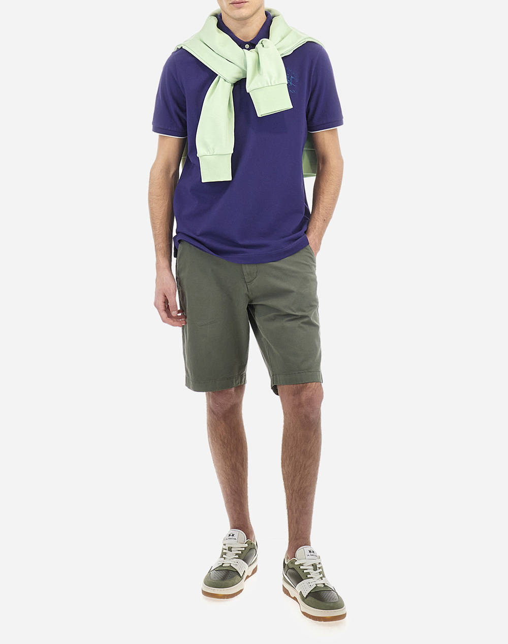 LA MARTINA ТЕНИСКА POLO KM MAN S/S POLO PIQUET STRETCH