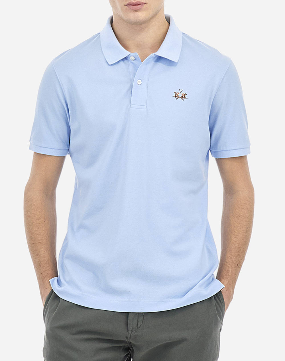 LA MARTINA ТЕНИСКА POLO KM MAN S/S POLO PIQUET STRETCH