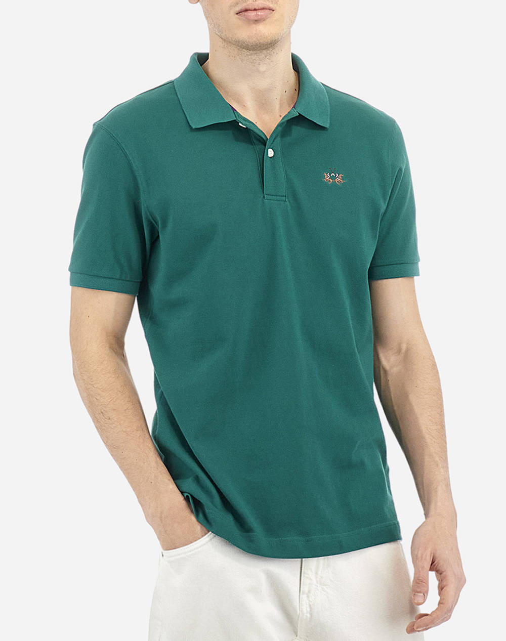 LA MARTINA ТЕНИСКА POLO KM MAN S/S POLO PIQUET STRETCH