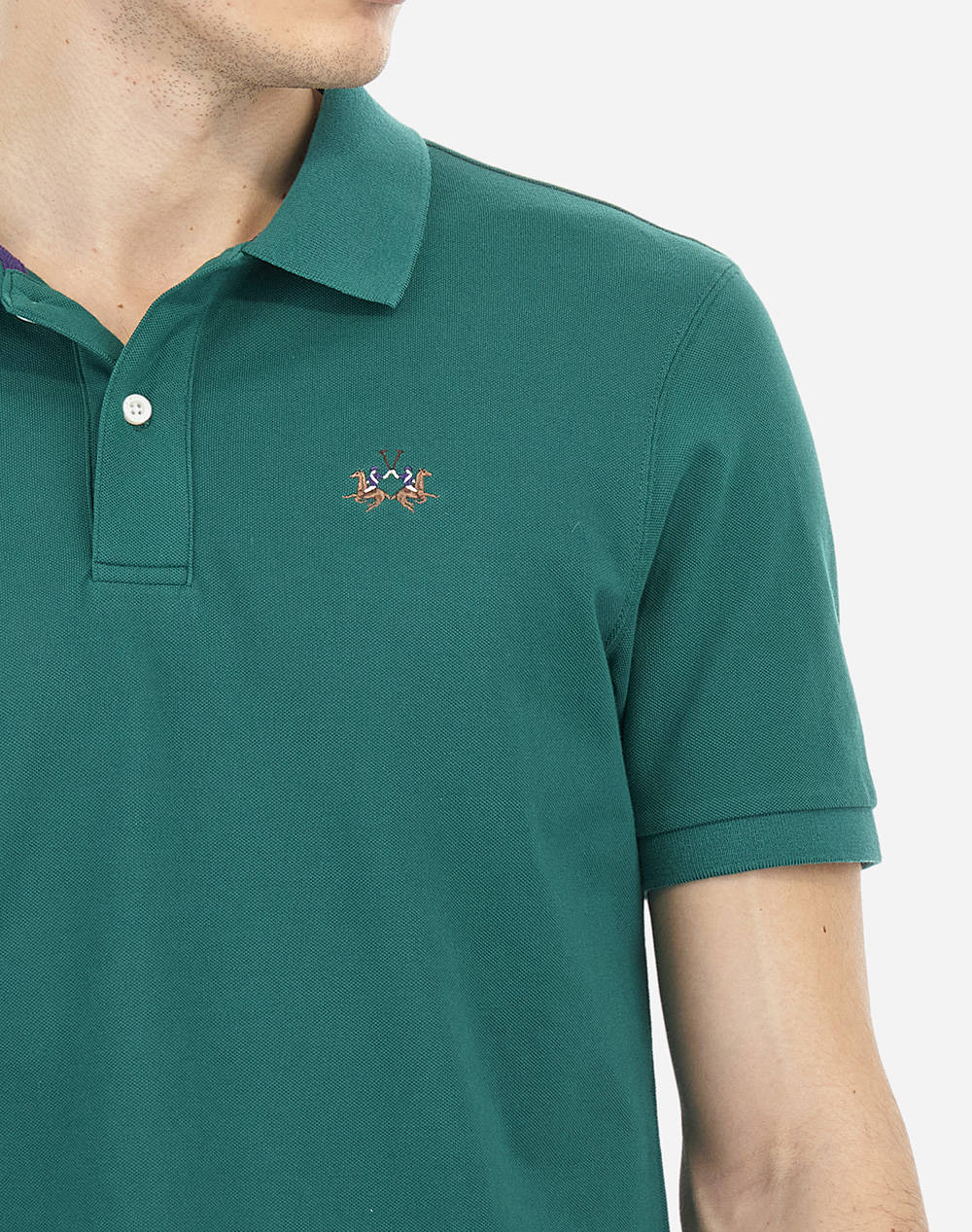 LA MARTINA ТЕНИСКА POLO KM MAN S/S POLO PIQUET STRETCH