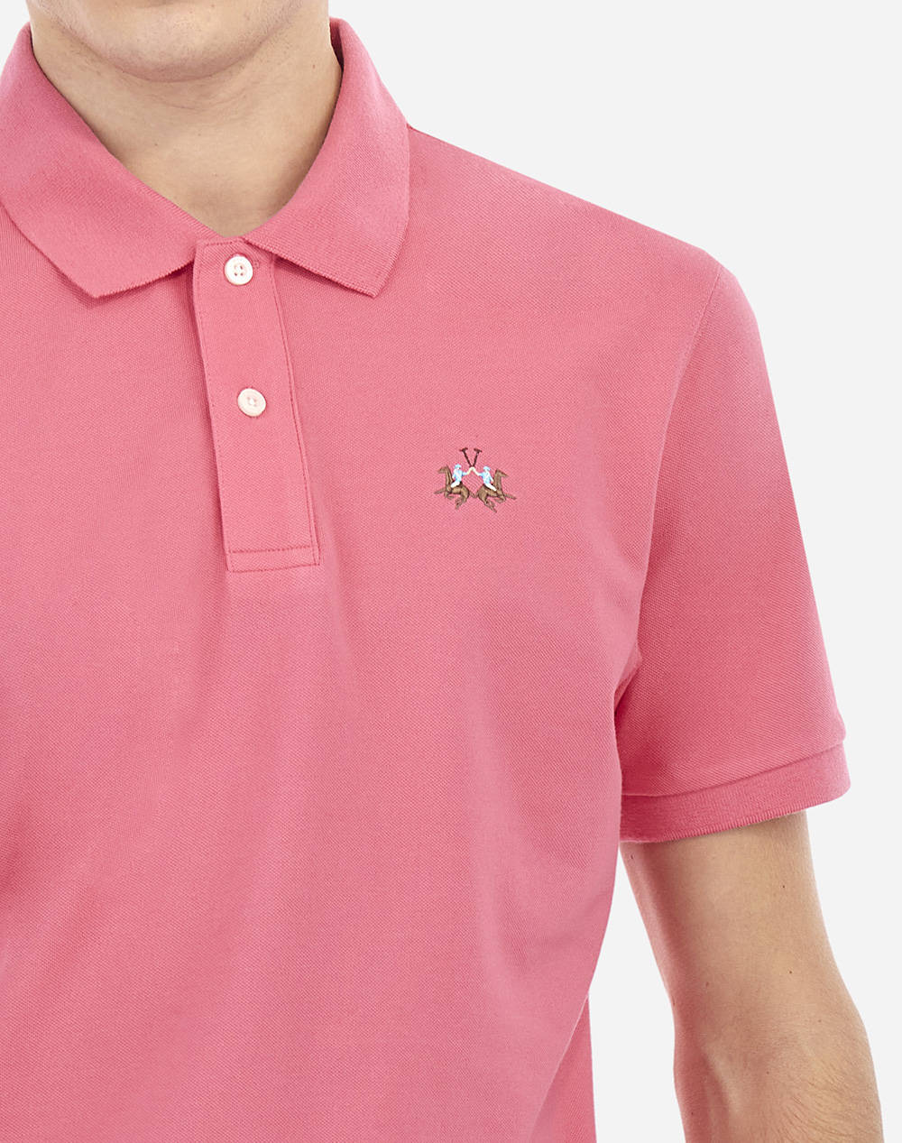 LA MARTINA ТЕНИСКА POLO KM MAN S/S POLO PIQUET STRETCH