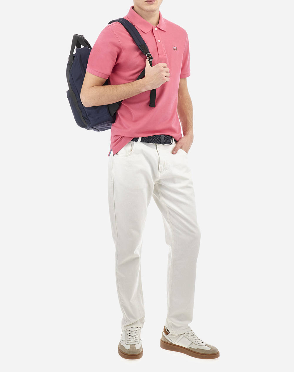 LA MARTINA ТЕНИСКА POLO KM MAN S/S POLO PIQUET STRETCH