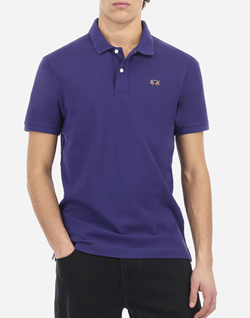 LA MARTINA ТЕНИСКА POLO KM MAN S/S POLO PIQUET STRETCH