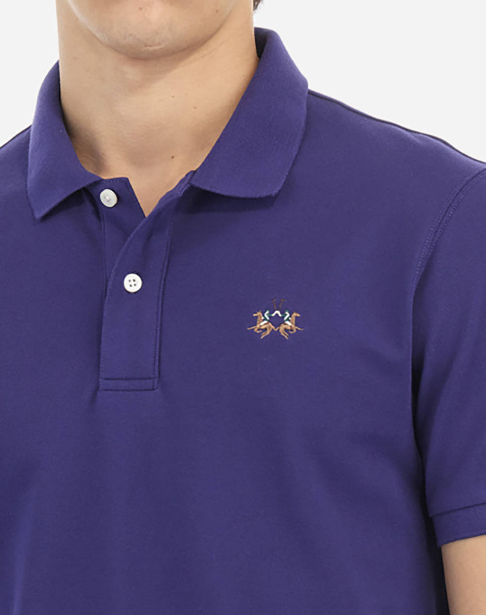 LA MARTINA ТЕНИСКА POLO KM MAN S/S POLO PIQUET STRETCH