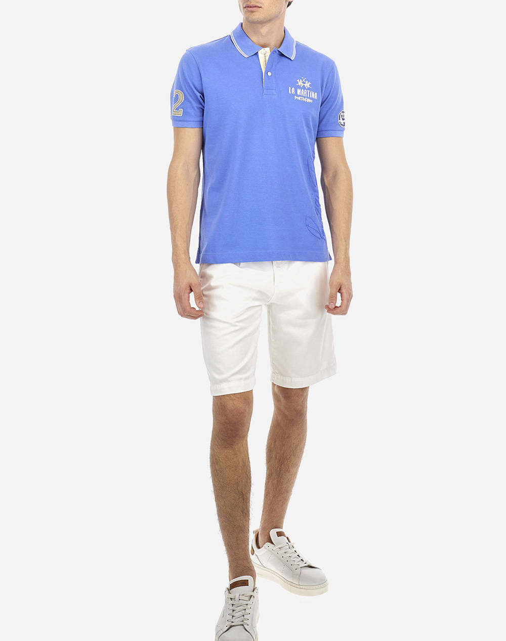 LA MARTINA ТЕНИСКА POLO KM MAN POLO SEMI 30/1 COTTON PIQU
