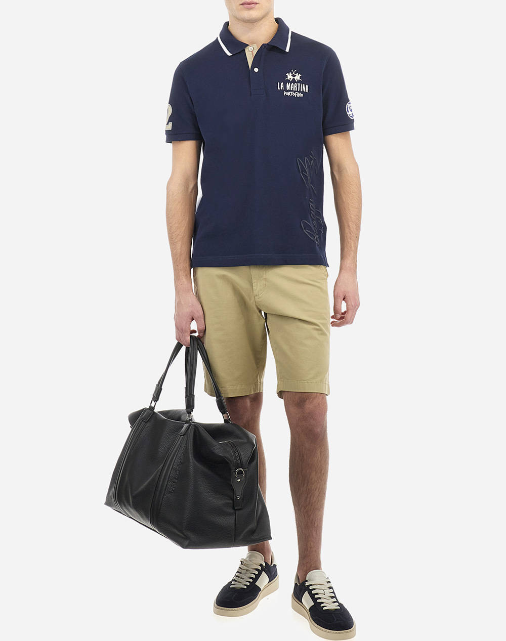 LA MARTINA ТЕНИСКА POLO KM MAN POLO SEMI 30/1 COTTON PIQU