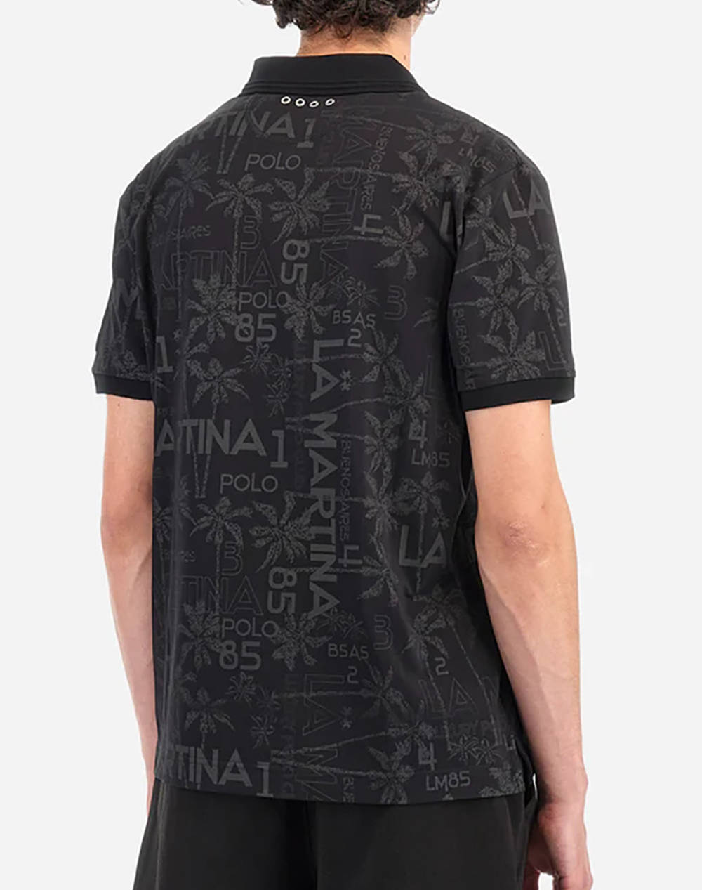 LA MARTINA BLOUSE POLO KM MAN POLO PRINTED JERSEY
