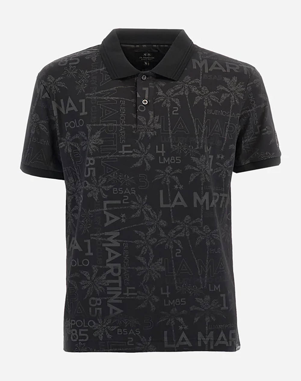 LA MARTINA BLOUSE POLO KM MAN POLO PRINTED JERSEY