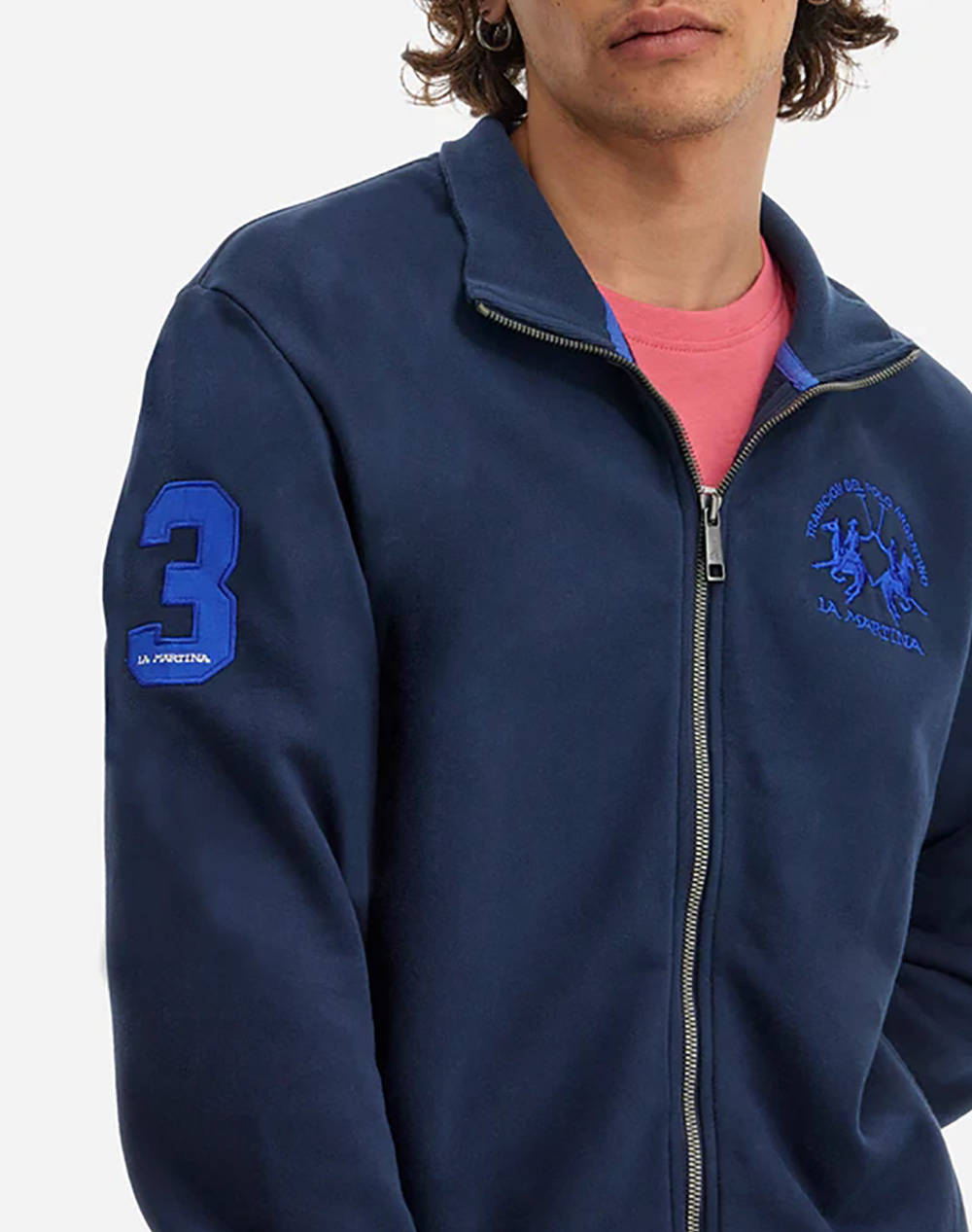 LA MARTINA ЖИЛЕТКА ΜΜ MAN FLEECE DIAGONAL FRENCH TER