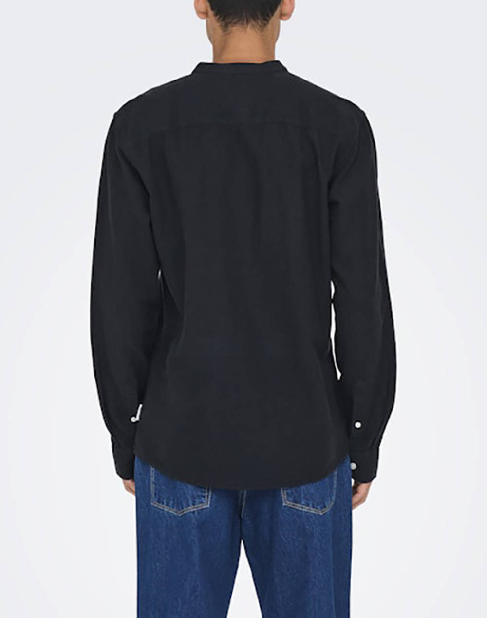 ONLY&SONS ONSCAIDEN LIFE LS SOLID LINEN MAO NOOS