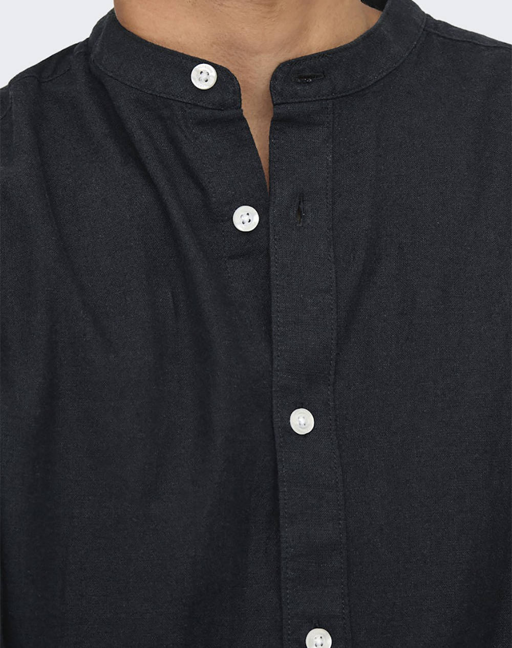 ONLY&SONS ONSCAIDEN LIFE LS SOLID LINEN MAO NOOS