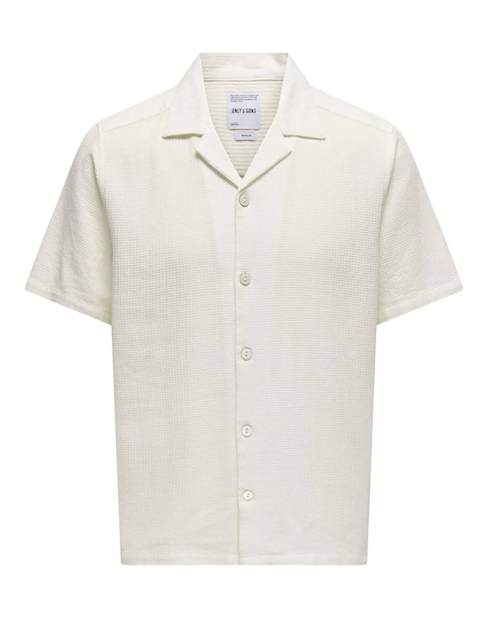 ONLY&SONS ONSBERTIL WAFFLE SS RESORT SHIRT