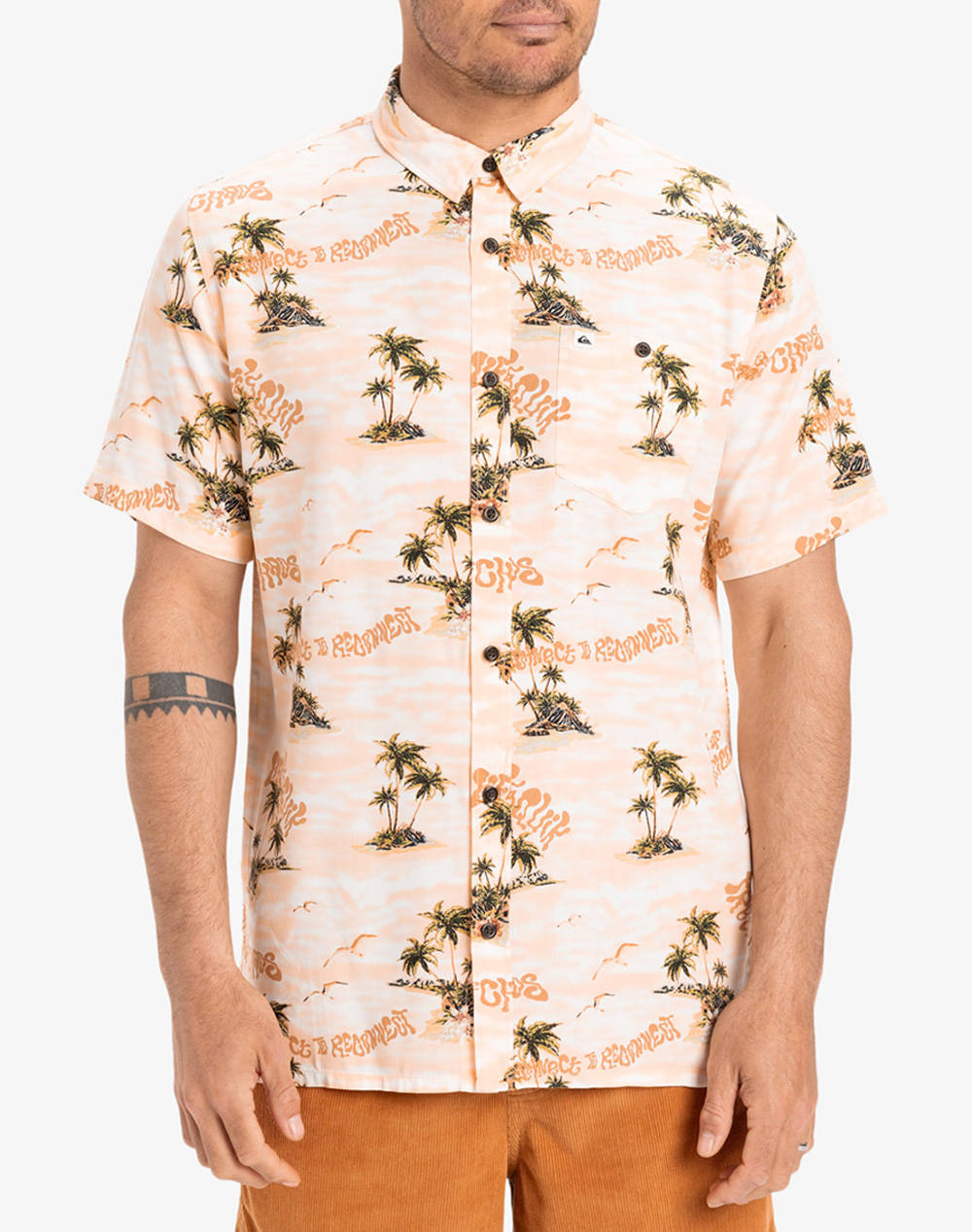 QUIKSILVER SAFE PARADISE SS РИЗА ЗА МЪЖЕ