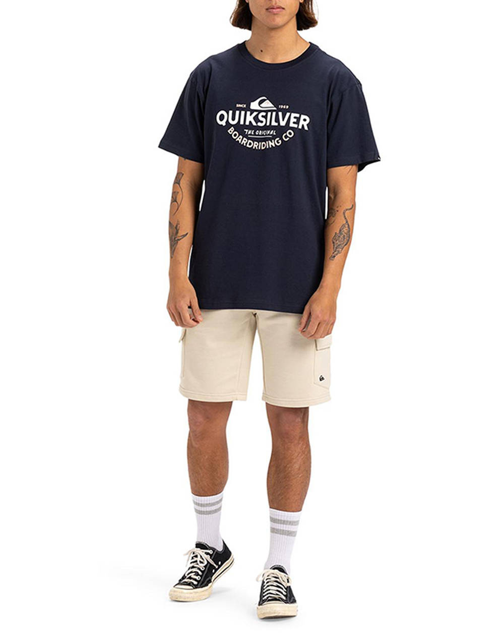 QUIKSILVER TYPED OUT SS МЪЖКА ТЕНИСКА