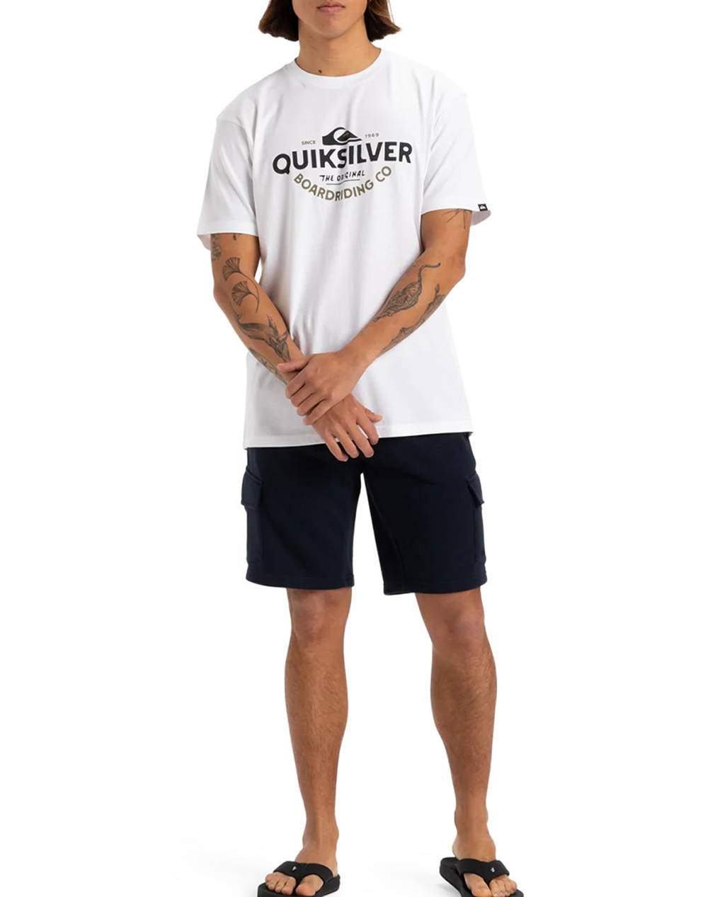 QUIKSILVER TYPED OUT SS МЪЖКА ТЕНИСКА
