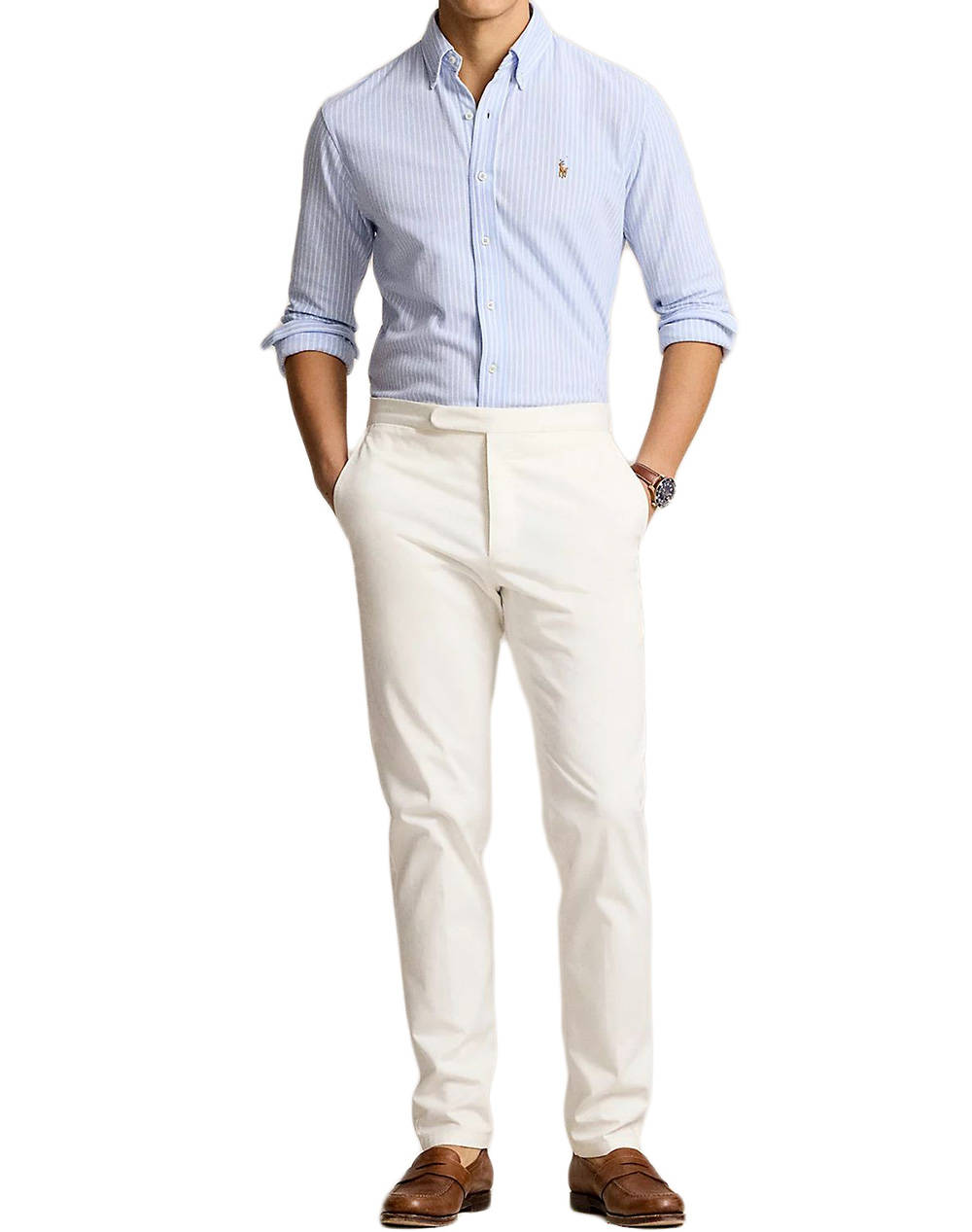 RALPH LAUREN LSFBYDSTRM2-LONG SLEEVE-SPORT SHIRT