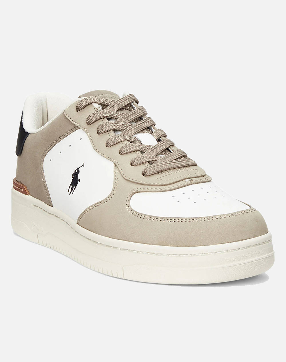 RALPH LAUREN NUBUCK/LEATHER-MASTERS CRT-SK-LTL