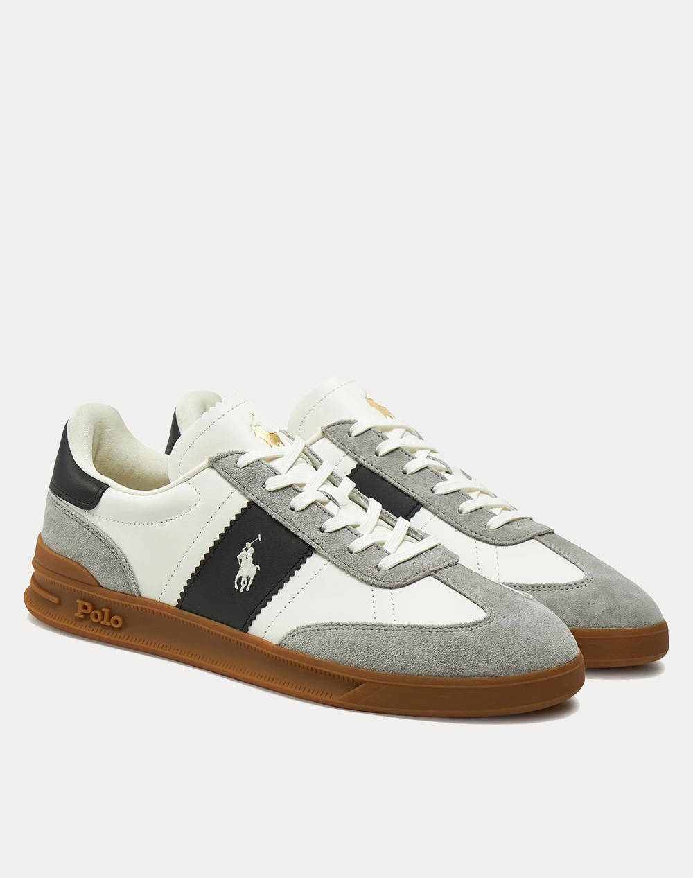 RALPH LAUREN LEATHER/SUEDE-HRT AERA PP-SK-LTL