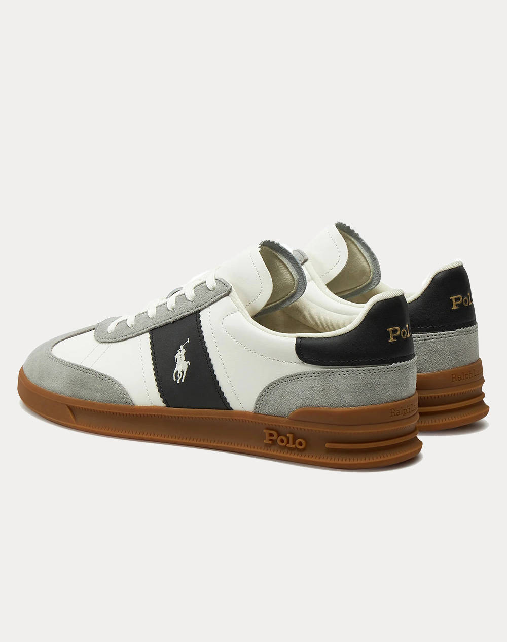 RALPH LAUREN LEATHER/SUEDE-HRT AERA PP-SK-LTL