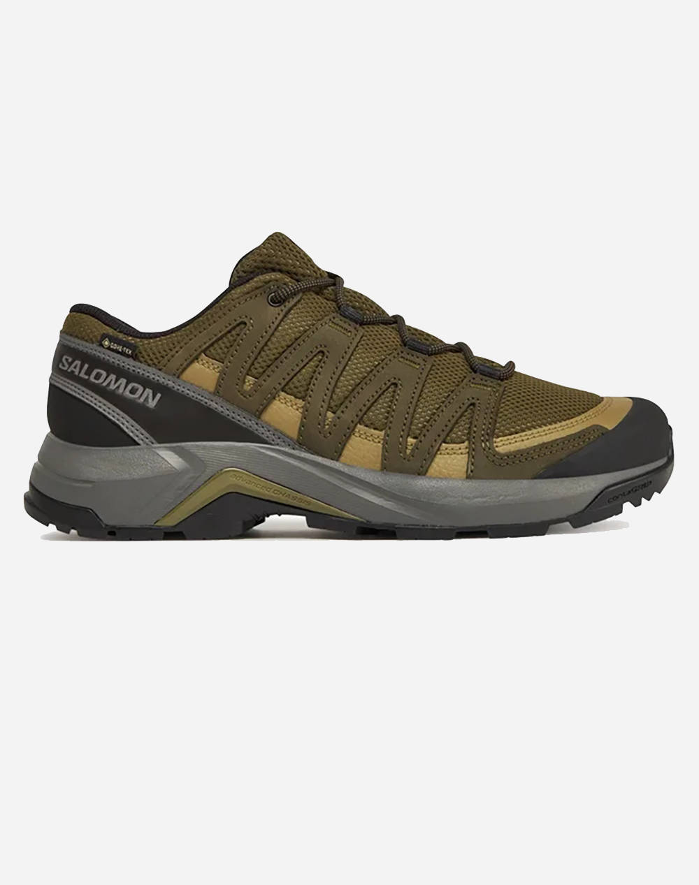 SALOMON MULTI-FUNCTION - X-ADVENTURE X-ADVENTURE RECON GTX OLIVE NIGHT / MARTINI OLIVE / PEWTER MENS SHOE